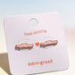 Pink Cadillac Enamel Charm Stud Earrings Earrings mure + grand 