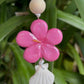 Pink Hibiscus Car Diffuser & Fragrance Car Freshener Cool Girl Candles Mahogany Coconut-White Shell 
