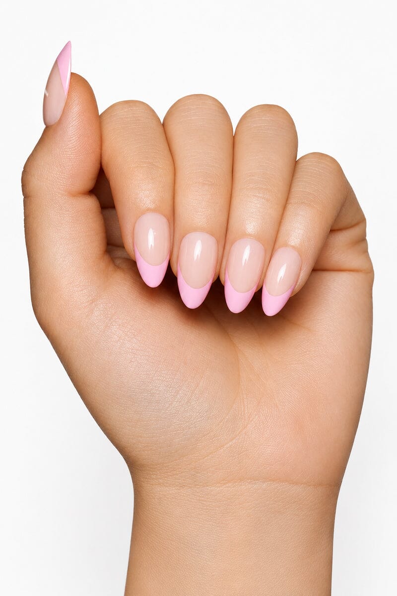 Pink Macaron Press-On Nails Nail Glamnetic 
