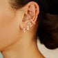 Pink Perfection Sterling Silver Ear Cuff Earrings mure + grand 