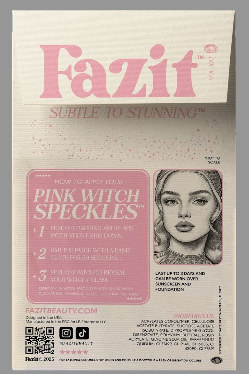 Pink Witch Speckles Makeup Patches Beauty fazit 