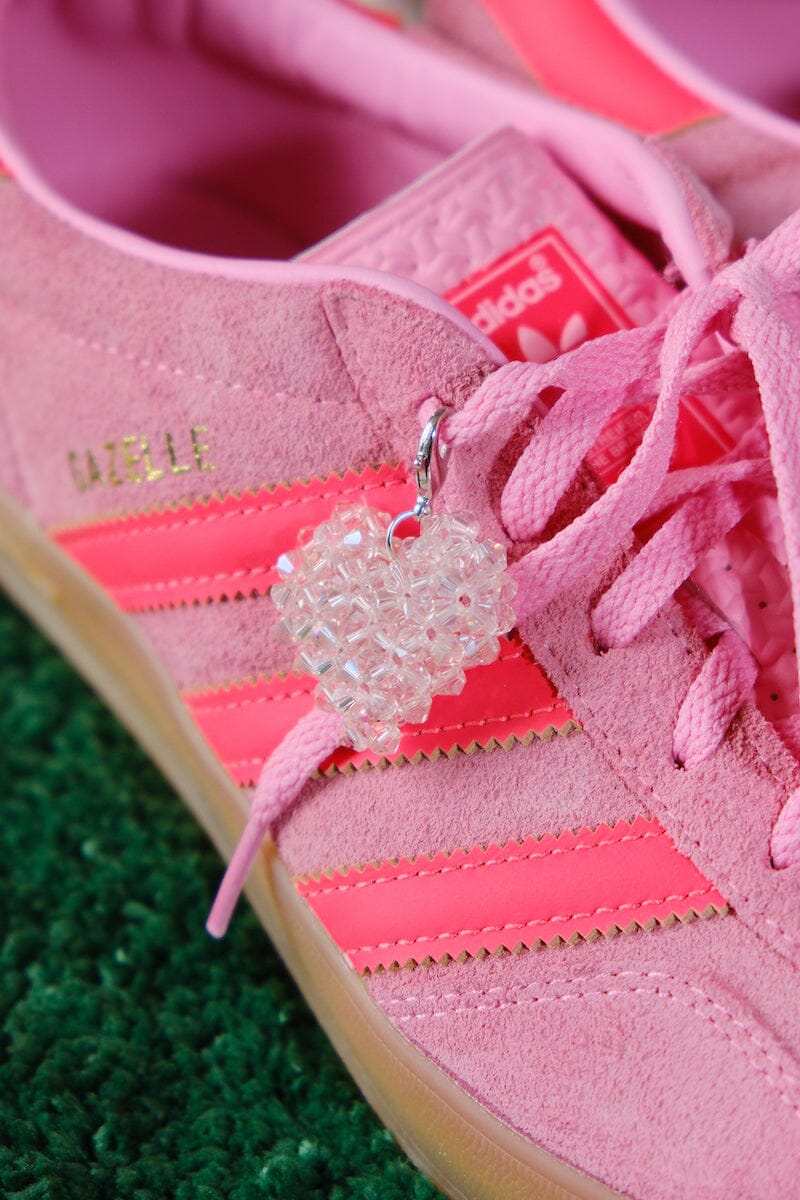 Pinky Heart Shoe Charm Shoe Accessories mure + grand 