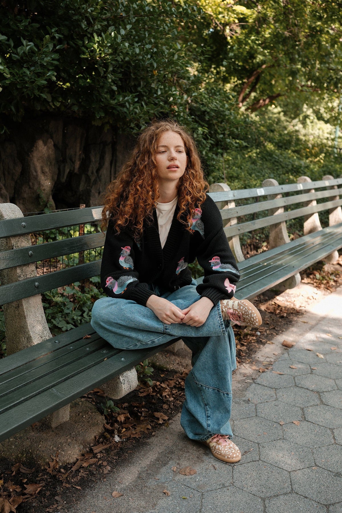 Piper the Pigeon NYC Puff Cardigan CARDIGAN mure + grand 