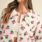 Piterpan Collar Floral Print Shearling Jacket Clothing Mable 