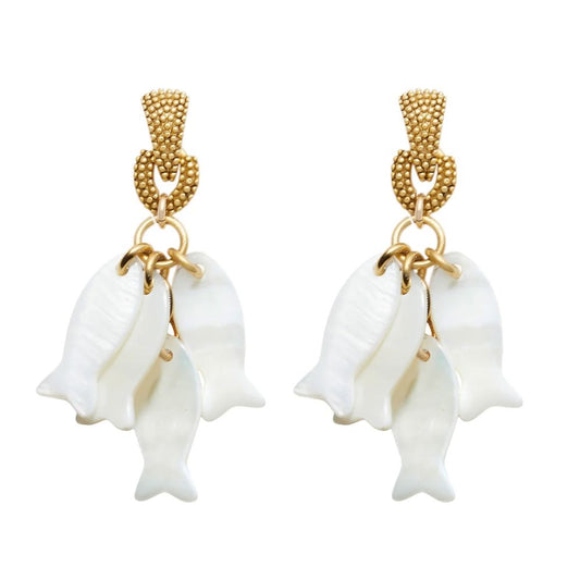 Plenty of Fish Charm Dangle Earring Earrings mure + grand 