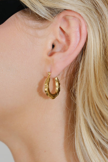 Prudence Hoop Earrings Earrings mure + grand Gold 