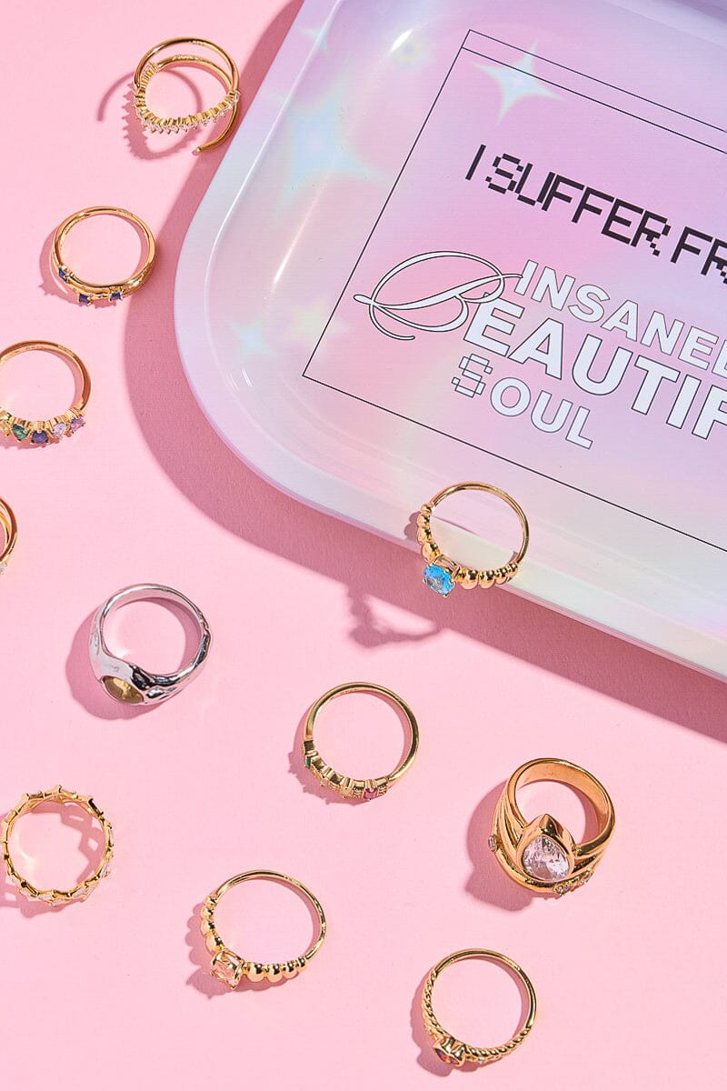 Puffy Gemstone Sterling Silver Ring Rings mure + grand 