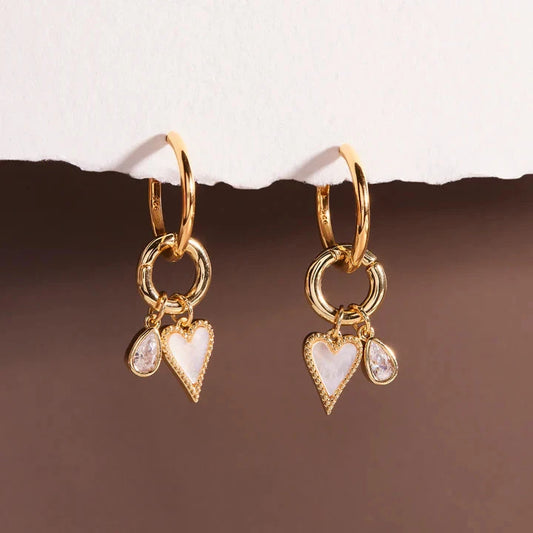 Pure Love Charm Dangle Earrings Earrings mure + grand 