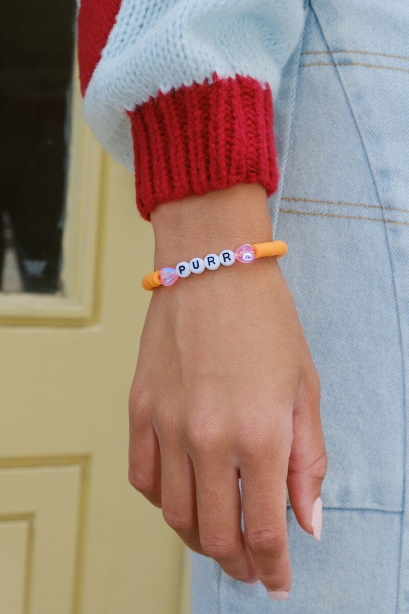 Purr Inspirational Beaded BraceletMure + Grand