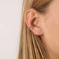 Quadruple Sparkle Sterling Silver Ear Cuff Earrings mure + grand 