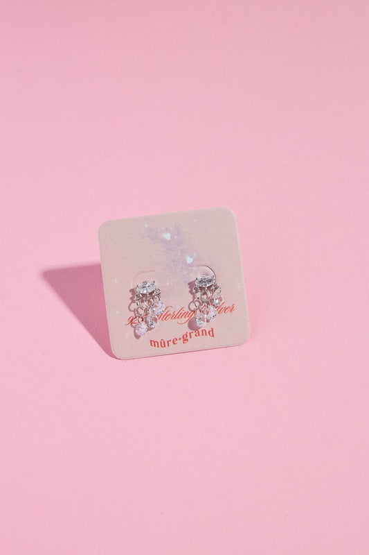 Rain Clouds Sterling Silver Nap Earrings Earrings mure + grand 