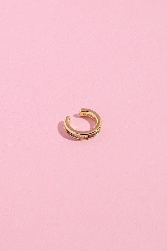 Rainbow Shine Sterling Silver Ear CuffMure + Grand