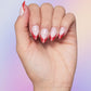 Red Martini Press-On Nails Nail Glamnetic 