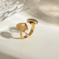 Reflection Seashell Stacking Ring Rings mure + grand 