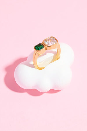 Regency Crystal Stacking Ring