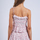 Roamer Lovely Cherry Print Tiered Mini Skirt Clothing Sky to Moon 