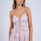 Roamer Lovely Cherry Print Tiered Mini Skirt Clothing Sky to Moon 