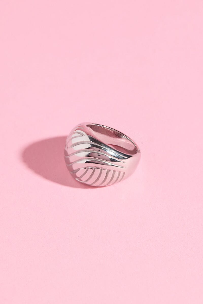 Dome Ring Stack With Oval Ring Rollover Dome Stacking Ring | Order Now | Mure + Grand