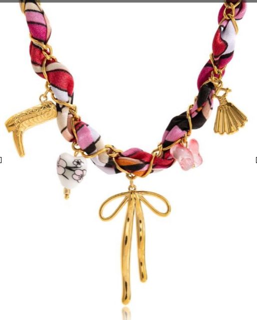 Romantic Foulard Necklace Necklaces mure + grand 