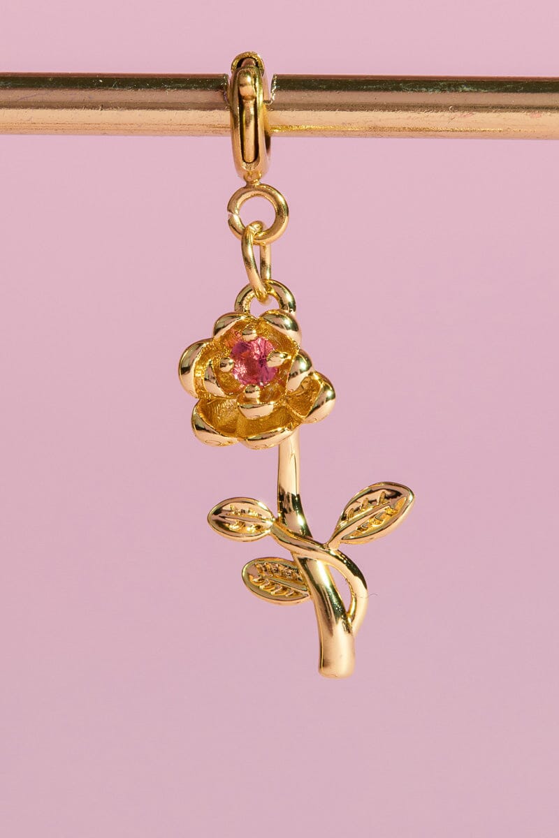 Rose Charm With Spring Clip Mure + Grand 