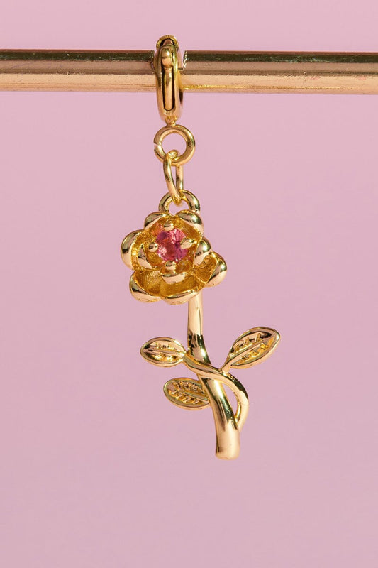 Rose Charm With Spring Clip Mure + Grand 