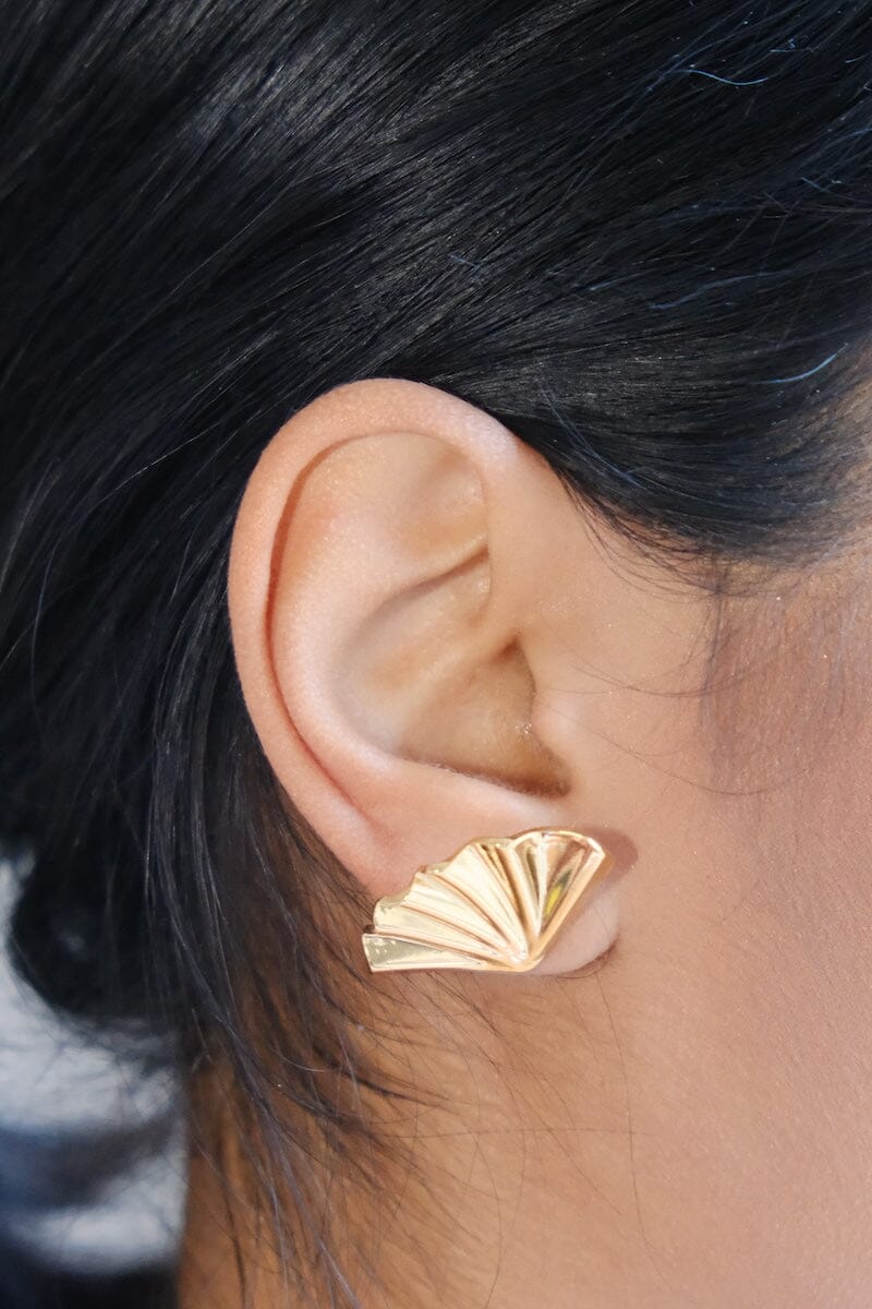 Royal Shell Statement EarringsMure + Grand