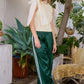 Sadaf Satin Track Striped Pants Clothing Hyfve 