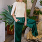 Sadaf Satin Track Striped Pants Clothing Hyfve 