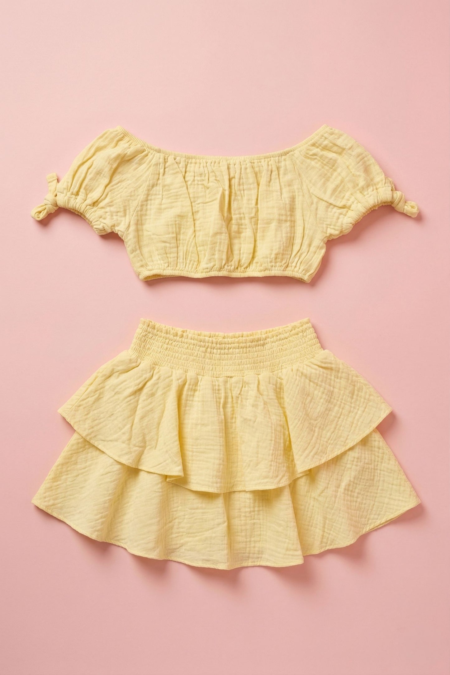 Sadie Tiered Skort Set Clothing Mure + Grand 