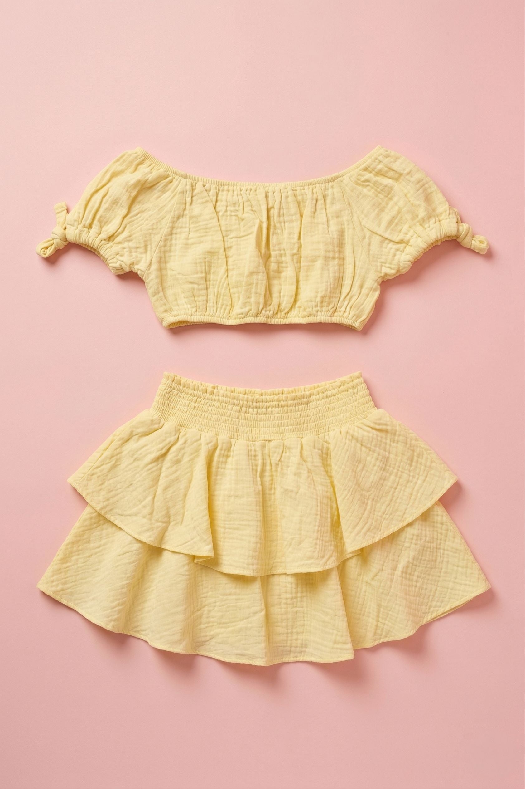 Sadie Tiered Skort Set Clothing Mure + Grand 