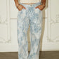 Sandy Blue Lace Pants Clothing Bailey Rose 