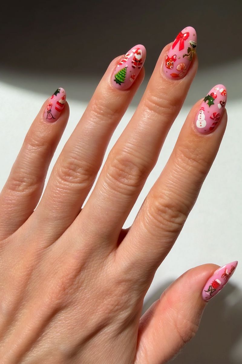 Santa Baby Nail Art Stickers Nail Deco Beauty 