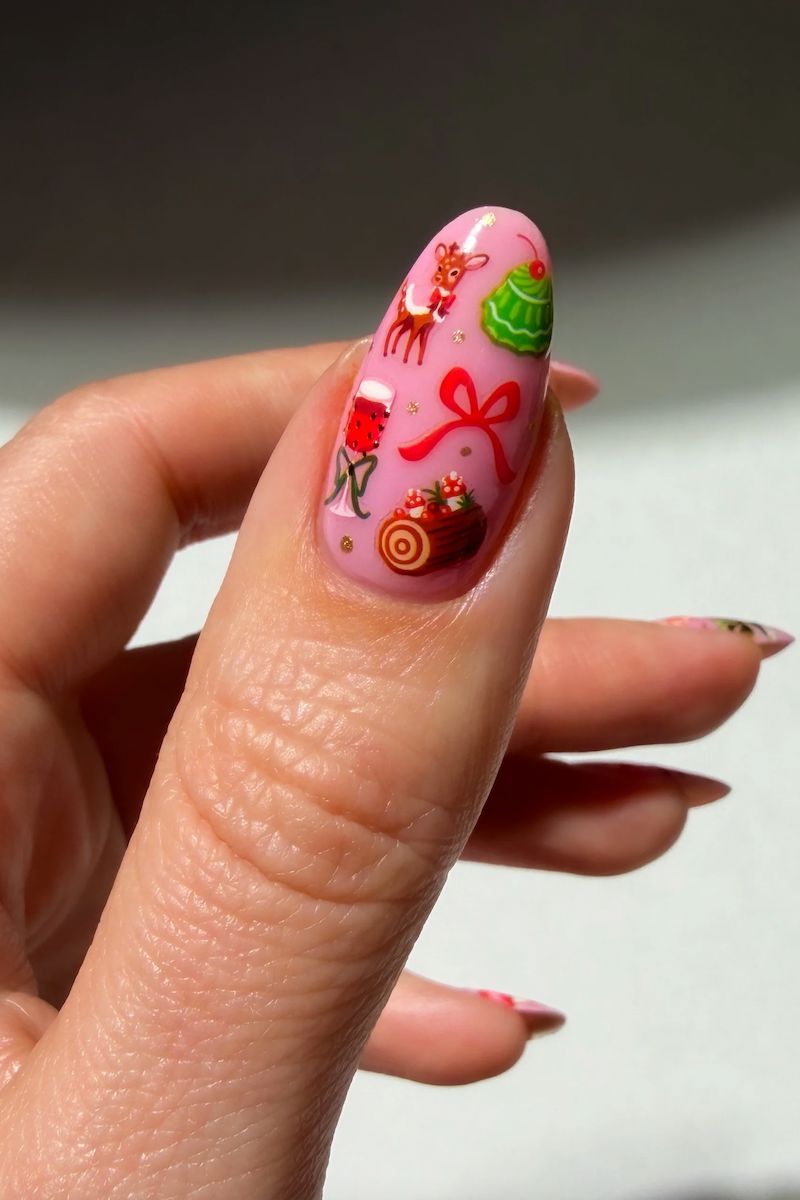 Santa Baby Nail Art Stickers Nail Deco Beauty 