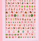 Santa Baby Nail Art Stickers Nail Deco Beauty 