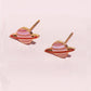 Saturn Enamel Charm Stud Earrings Earrings mure + grand 