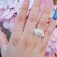 Sea Shell Painted Stacking Ring Rings mure + grand 