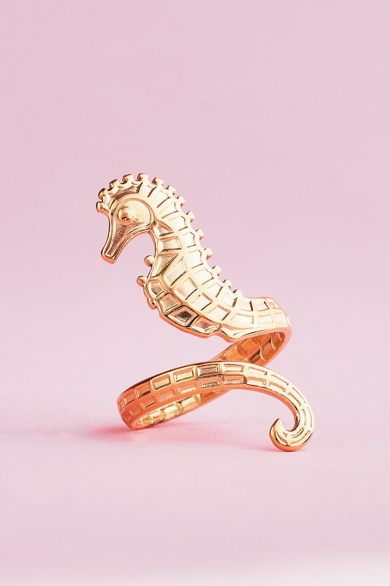 Seahorse Stacking Ring Rings mure + grand 