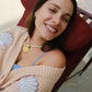 Seashell Necklace With White Robe Necklaces mure + grand 