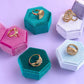 Seashell Swirl Adjustable Stacking Rings Rings mure + grand 