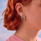 Seaside Shell Sterling Silver Hoop Earrings Earrings mure + grand 