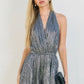 Selena Shooting Stars Halter Neck Romper Mini Dress Clothing Sky to Moon 