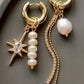 Silas Star Charm Dangle Earrings Earrings mure + grand 