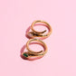 Slither Crystal Midi Ring in Gold Rings mure + grand 