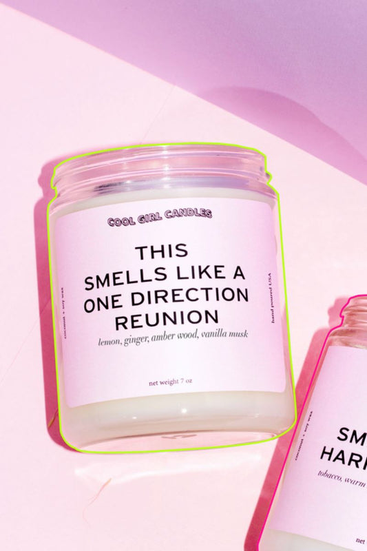 Smells like a One Direction Reunion Candle Candle Cool Girl Candles 