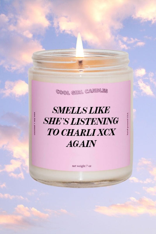 Smells like Listening to Charlie XCX Again Candle Candle Cool Girl Candles 