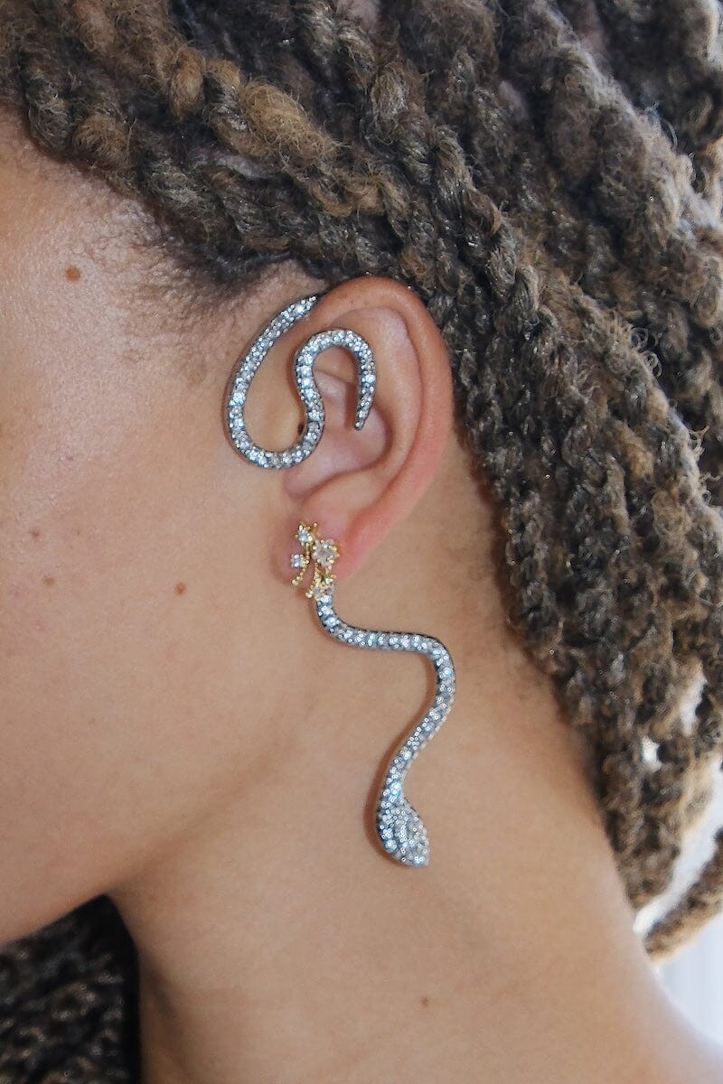 Snake Hook Ear Cuff Earring mure + grand 