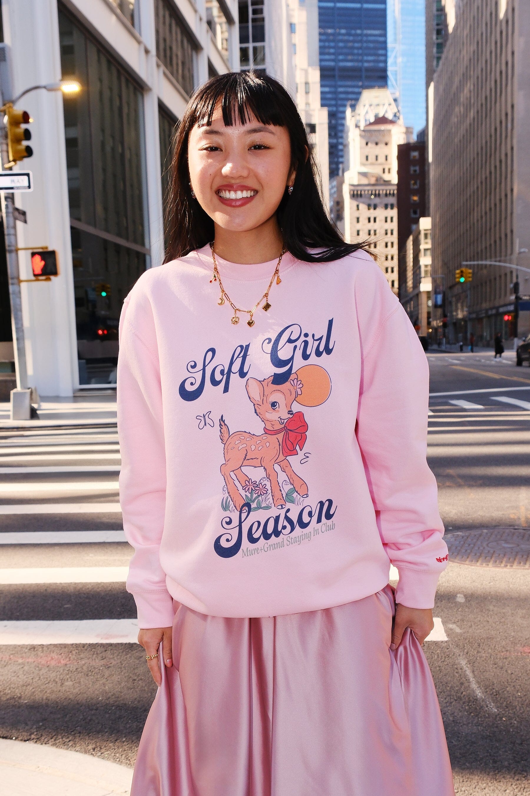 Soft Girl Season Graphic Sweatshirt sweatshirt mure + grand 