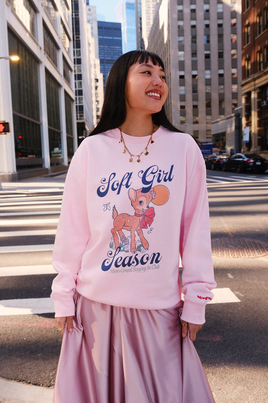 Soft Girl Season Graphic Sweatshirt sweatshirt mure + grand 