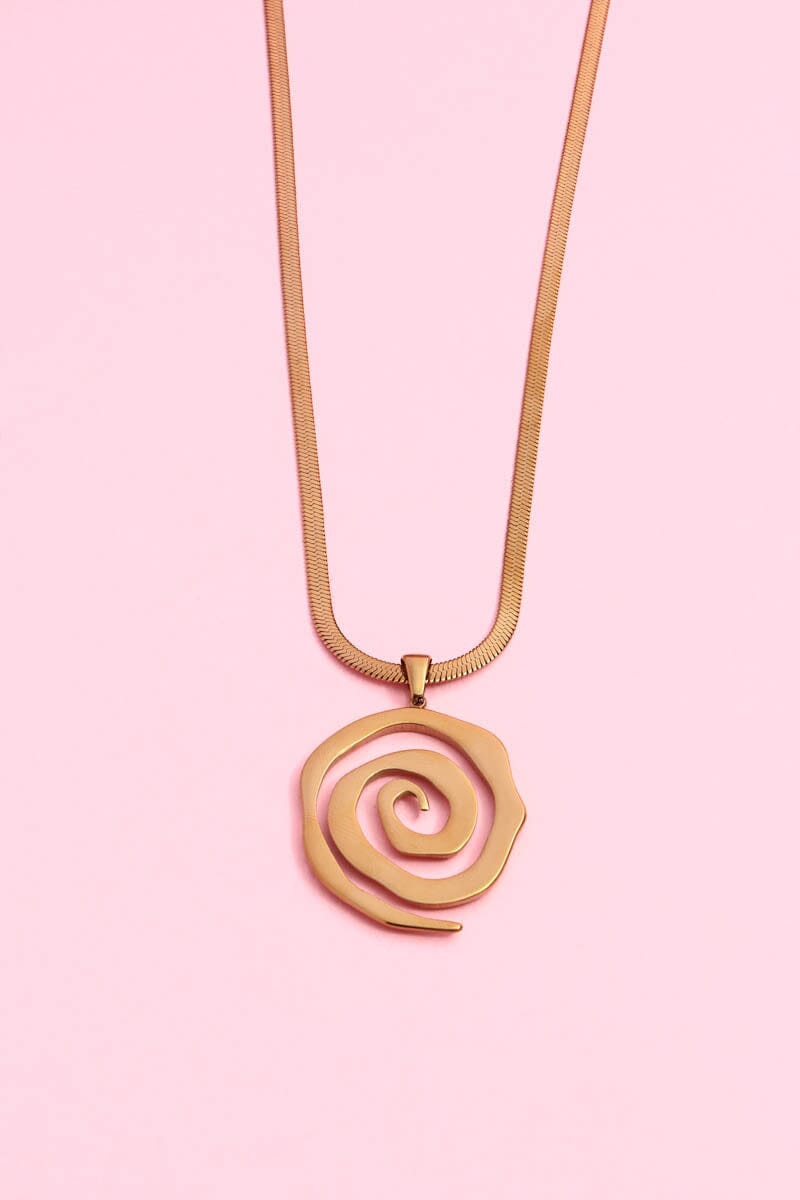 Spiral Flow Band NecklaceMure + Grand