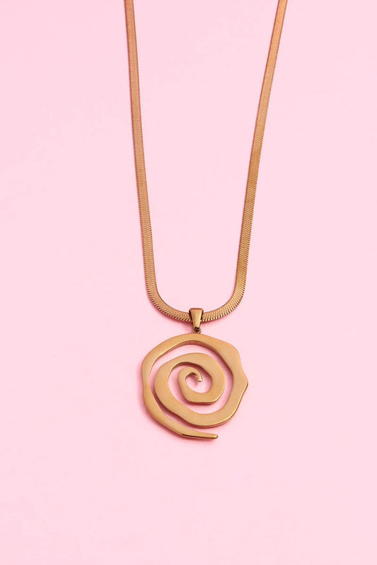 Spiral Flow Band Necklaces Necklaces mure + grand 